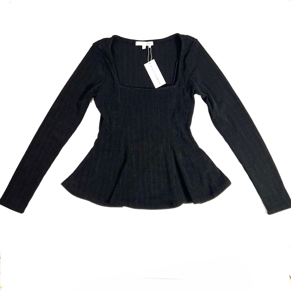 NWT Baltic Born Murphy Square Neck Top in Classic Black Size Small - Picture 5 of 13